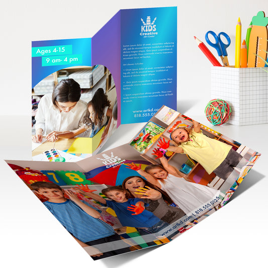 8.5 x 11 Brochures with Free Folding